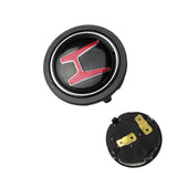 Black JDM Horn Button Honda Acura NSX EG6 EK9 DC2 For Momo Steering Wheel