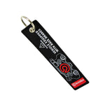 BREMBO DOUBLE SIDE FRONT AND BACK Racing Cell Holders Keychain X2