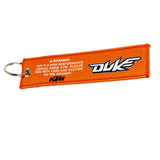 Motorcycle Key Chain Key Ring For KTM DUKE Keychain Key Tag Orange Keychain 1 pc
