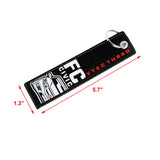 1996-1998 Honda Civic JDM CS-Style Painted White 3-Piece Front Bumper Body Spoiler Splitter Lip Kit with Key Tag