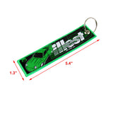X2 JDM ILLEST BRIDE RACING DOUBLE SIDE Racing Cell Holders Keychain Universal