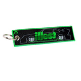 X2 JDM ILLEST BRIDE RACING DOUBLE SIDE Racing Cell Holders Keychain Universal