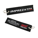 2pcs STi Lanyard WRX STI BRZ Forester Crosstrek Legacy Outback SUBARU IMPREZA Keychain Gift