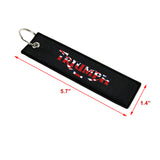 X2 For Triumph motorcycle Keychain Keyring Bike Modern Gift Double Sided New 5.7"