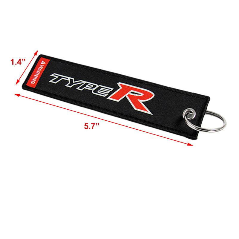 X2 For JDM HONDA CIVIC TYPE R DOUBLE SIDE Racing Cell Holders Keychain ...