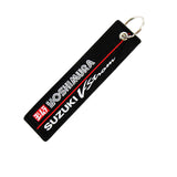 VSTORM YOSHIMURA SUZUKI Keychain Fabric Strap Keyring Motorcycle Key Chain Gift GSXR 2pcs
