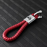 Lexus Red BV Style Calf Leather Keychain