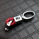 Lexus Small Red BV Style Calf Leather Keychain