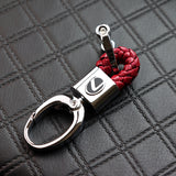 Lexus Small Red BV Style Calf Leather Keychain