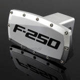 FORD F-250 LOGO Hitch Cover Plug Cap For 2" Trailer Receiver with ALLEN BOLTS DESIGN