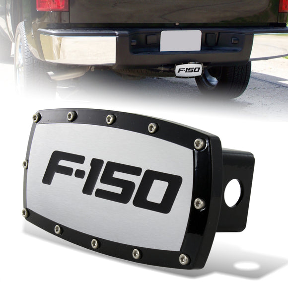 Black FORD F-150 LOGO Hitch Cover Plug Cap For 2