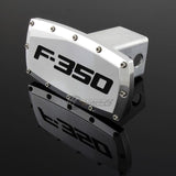 FORD F-350 LOGO Hitch Cover Plug Cap For 2" Trailer Receiver with ALLEN BOLTS DESIGN