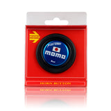 MOMO Blue Full Speed Steering Wheel Horn Button Sport Competition Tuning 59mm