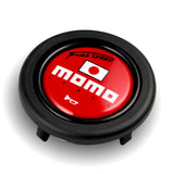 MOMO Red Full Speed Steering Wheel Horn Button Sport Competition Tuning 59mm