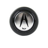 ACURA New Black / Silver Horn Button fits MOMO RAID NRG Steering Wheel Racing