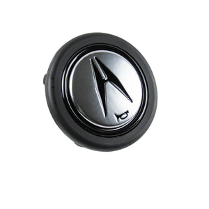 ACURA New Black / Silver Horn Button fits MOMO RAID NRG Steering Wheel Racing