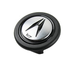 ACURA New Black / Silver Horn Button fits MOMO RAID NRG Steering Wheel Racing