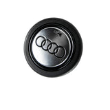 AUDI Badge Logo Horn Button Fits MOMO RAID Sports Steering Wheel Brand New