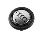 AUDI Badge Logo Horn Button Fits MOMO RAID Sports Steering Wheel Brand New