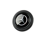 Mercedes-Benz AMG Set Quality Faux Leather Black 15" Diameter Car Auto Steering Wheel Cover with LOGO Horn Button