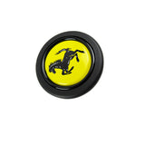 Ferrari Crest 58mm Badge Logo Horn Button Fits MOMO OMP RAID NRG Sports Steering Wheel Brand New