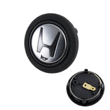 Black JDM Horn Button For Momo Steering Wheel For Honda Acura NSX EG6 EK9 DC2 NEW