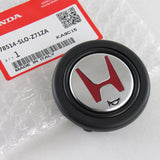 Silver JDM Horn Button For Momo Steering Wheel For Honda Acura NSX EG6 EK9 DC2