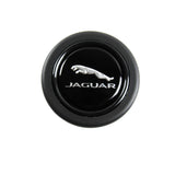 JAGUAR Black / Silver Horn Button fits MOMO RAID NRG Steering Wheel Racing New
