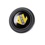 MOMO glossy black/Yellow Steering Wheel Horn Button Sport Competition Tuning 59mm