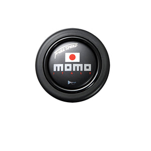 MOMO Black Full Speed Steering Wheel Horn Button Sport Competition Tuning 59mm
