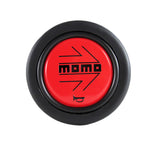 MOMO Red / Black Steering Wheel Horn Button Sport Competition Tuning 59mm