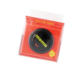 Black Line 350mm Racing Steering Wheel Microfiber Leather For YO momo hub X1