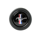 MUSTANG Black Horn Button fits FORD MOMO RAID NRG Steering Wheel Shelby Racing