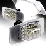 For Mazda Ford Mercury White 24-SMD LED License Plate Lights Lamps