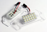 Dodge Charger/Challenger/Avenger White LED 6000K License Plate Lights 2pcs