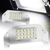 Dodge Charger/Challenger/Avenger White LED 6000K License Plate Lights 2pcs