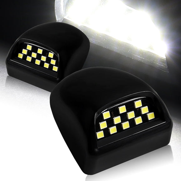 For Chevy Silverado 1500 2500 3500 White SMD LED 6000K License Plate Lights 2pcs