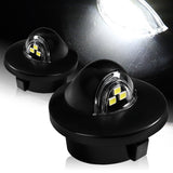 For Ford F150 Ranger Explorer Raptor White SMD LED License Plate Lights Lamps with Bumper Badge Scratch Guard Set