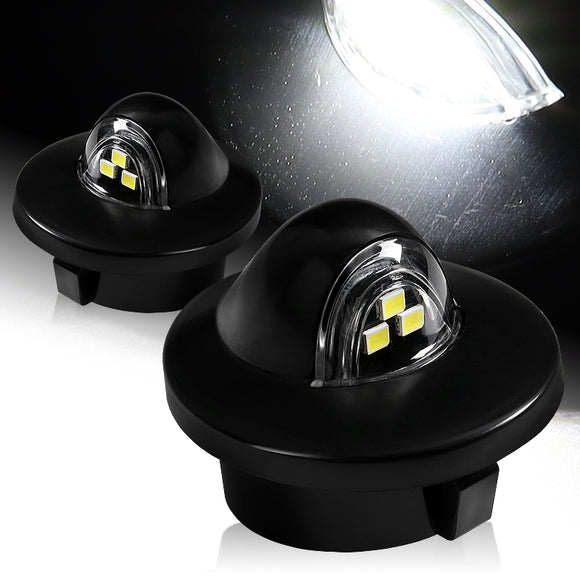 For Ford F150 Ranger Explorer Raptor White SMD LED License Plate Lights Lamps