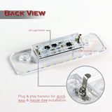 For 06-20 Ford Fusion/03-19 Fiesta MK5 Xenon White LED 6000K License Plate Light