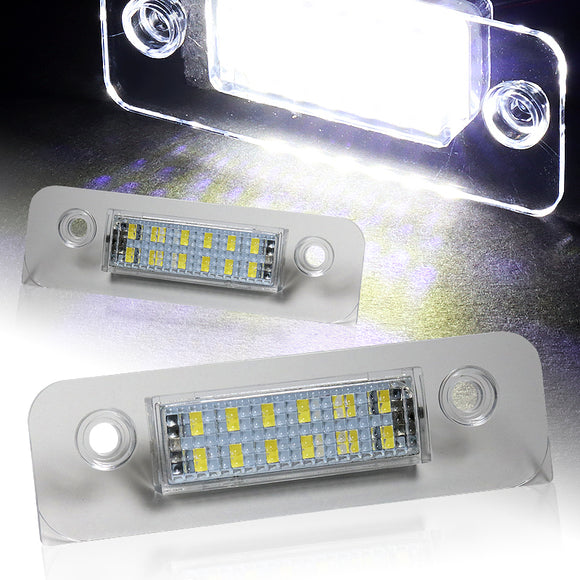 For 06-20 Ford Fusion/03-19 Fiesta MK5 Xenon White LED 6000K License Plate Light