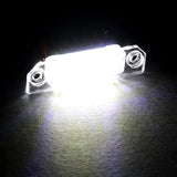 For Ford Set of Xenon White LED 6000K License Plate Lights with Wheel Tire Valves Dust Stem Air Caps