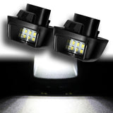 For Nissan/Frontier/Titan/Armada Xenon White SMD LED 6000K License Plate Lights