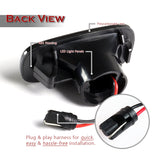 Scion Set For 2004 - 2006 Scion xB Smoke Lens Sequential LED Signal Side Marker Lights with License Plate Frame