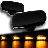 Scion Set For 2004 - 2006 Scion xB Smoke Lens Sequential LED Signal Side Marker Lights with License Plate Frame