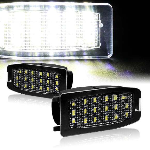 For Land Rover Discovery LR2 LR3 LR4 White LED Under Side Mirror Puddle Lights