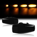 For Hyundai Tucson Tiburon Sonata Smoke Sequential LED Signal Side Marker Lights