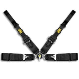 Universal 4 Point Black Camlock Quick Release Car Seat Belt Harness F OMP Racing 3"