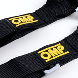 Universal 4 Point Black Camlock Quick Release Car Seat Belt Harness F OMP Racing 3"