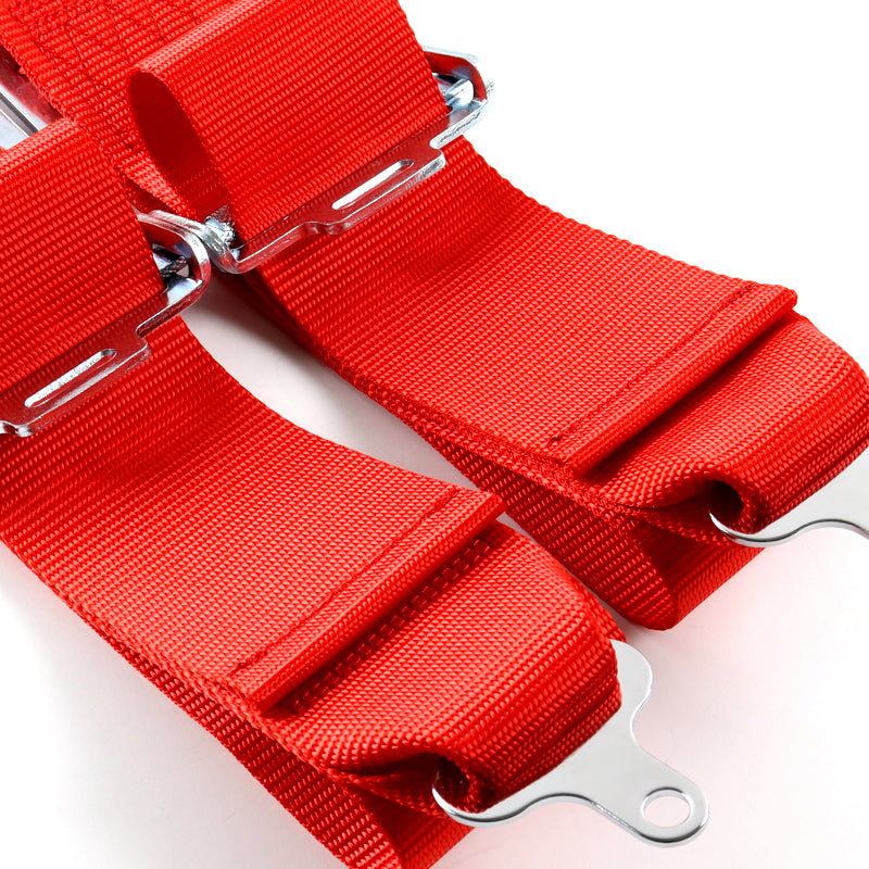 Universal 4 Point Red Camlock Quick Release Car Seat Belt Harness Sabe –  MAKOTO_JDM